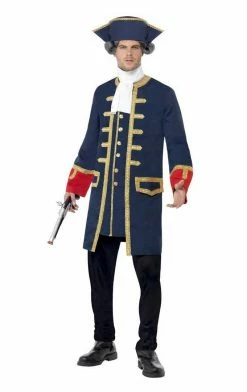 Smiffys Mens Pirate Commander Costume