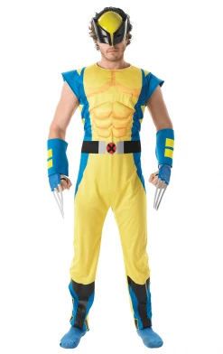Rubies Mens Superhero Wolverine Costume Book Characters