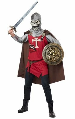 California Costumes Book Characters Adult Skull Knight Costume