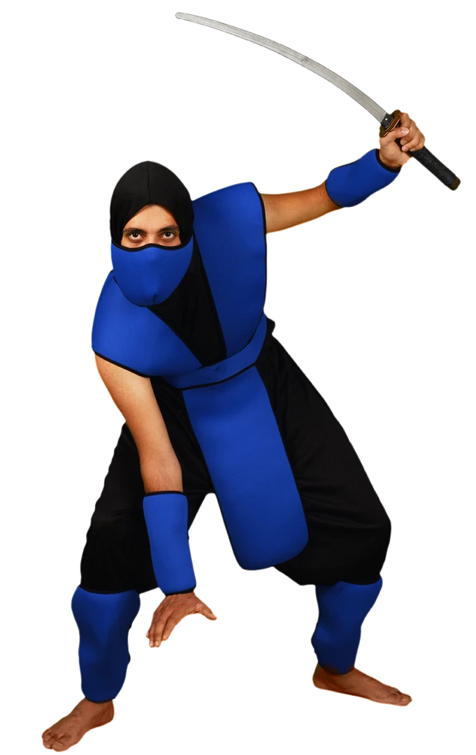 Body Republic Snake Eyes Ninja - Blue Costume