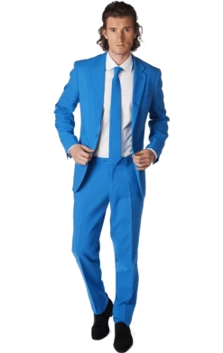 OppoSuits Mens Opposuit Blue Steel Suit