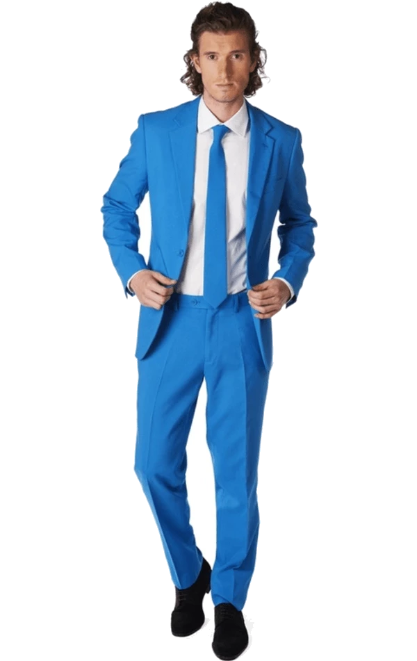 OppoSuits Mens Opposuit Blue Steel Suit