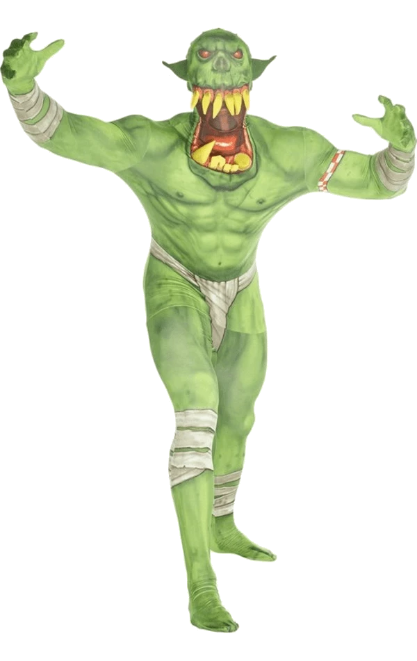 Body Republic Adult Green Orc Morphsuit Costume