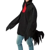 Angels Dist Adult Big Black Rooster Costume Animals