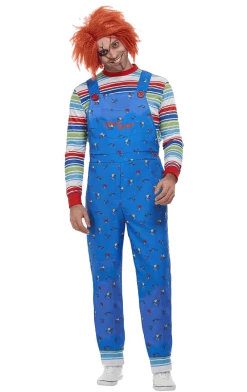 Smiffys Dolls Mens Chucky Halloween Costume