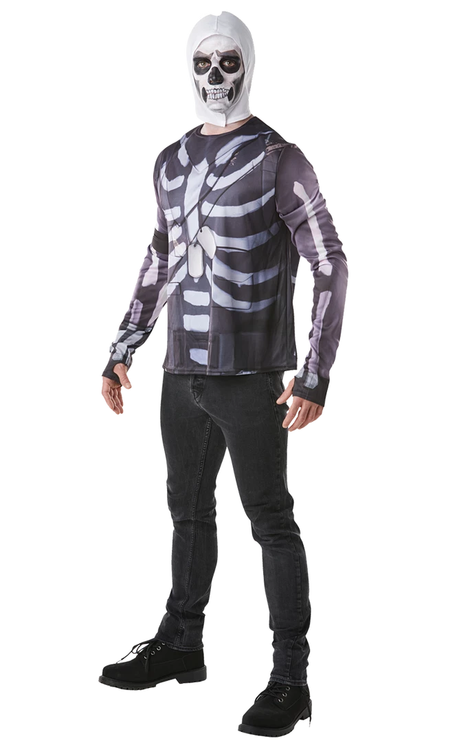 Rubies Adult Fortnite Skull Trooper Costume Cosplay & Comic Con