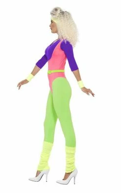 Smiffys Womens 80s Work Out Costume Novelty