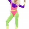 Smiffys Womens 80s Work Out Costume Novelty