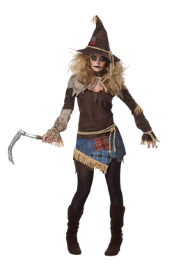 California Costumes Womens Creepy Scarecrow Costume