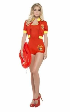 Smiffys TV Womens Baywatch Lifeguard Costume