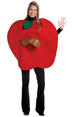 Rasta Imposta Apple With Worm Costume