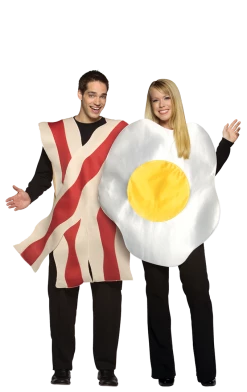 Rasta Imposta British / UK Egg And Bacon Costume