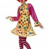 Smiffys Circus Clown Lady Costume