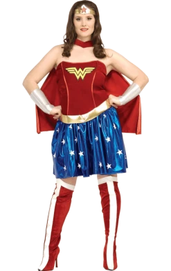 Rubies American / USA Plus Size Wonder Woman Costume