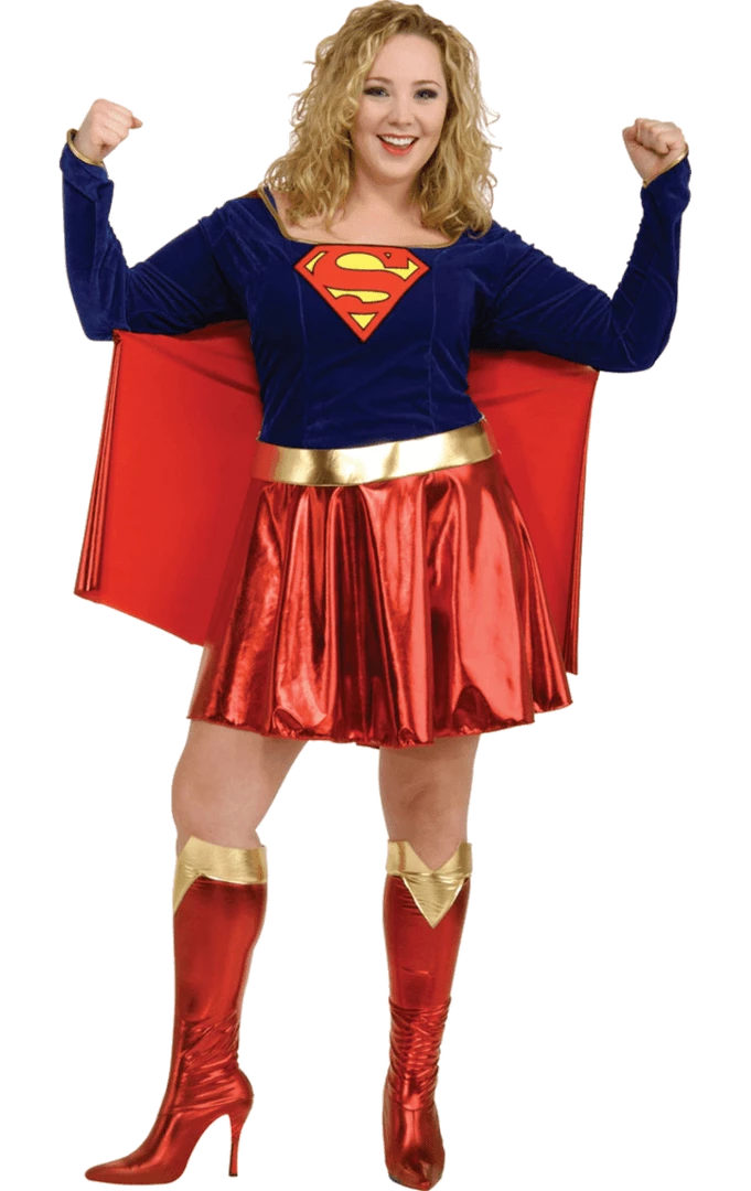 Rubies Womens Plus Size Supergirl Costume