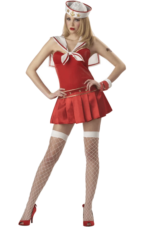 California Costumes Ladies Nautical Star Sailor Costume Hen Night