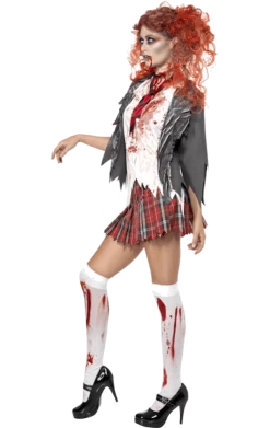 Smiffys Zombie School Girl Costume