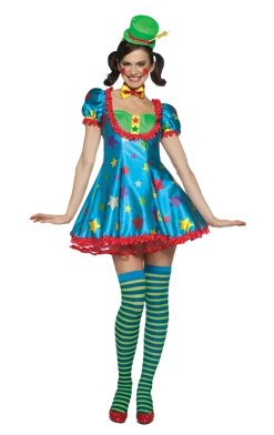Rasta Imposta Circus Female Star Clown Costume
