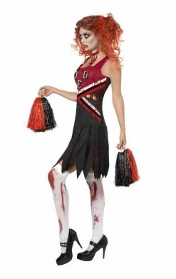 Smiffys Horror Cheerleader Costume American / USA