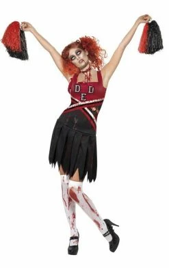Smiffys Horror Cheerleader Costume American / USA