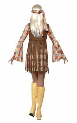 Smiffys Womens 1960s Hippy Costume All Decades /Era Costumes