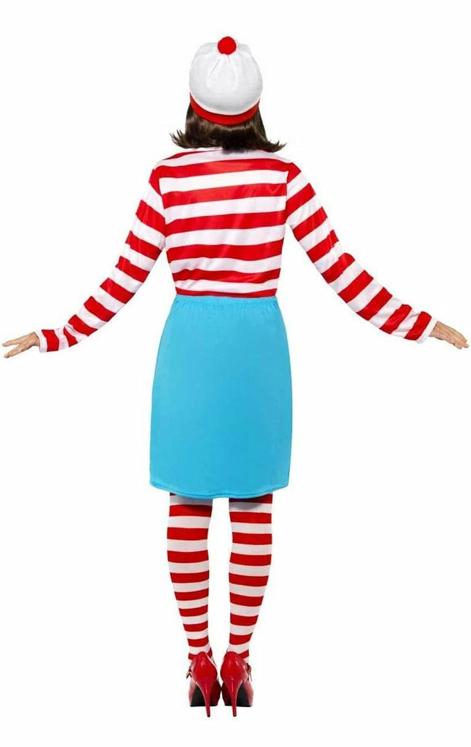 Smiffys Book Characters Womens Where's Wally Wenda Costume