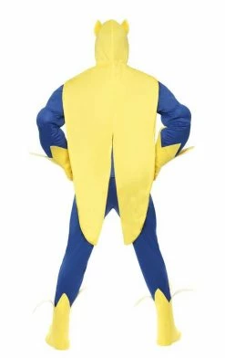 Smiffys Book Characters Mens Bananaman Superhero Costume