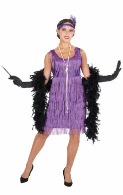 Orion Costumes Womens 1920s Purple Flapper Costume