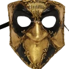 Generic Gold Bauta Masquerade Facepiece Masquerade Ball