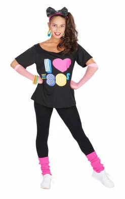 Orion Costumes Womens Retro 80s T-Shirt