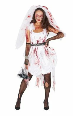 Generic Wedding Womens Bloody Bride Halloween Costume
