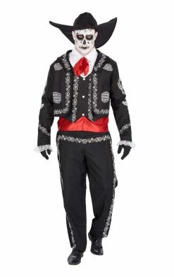 Generic Mens Mexican Day Of The Dead Costume