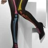 Smiffys Adult Neon Skeleton Tights