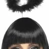 Smiffys Black Angel Halo Accessory Angels