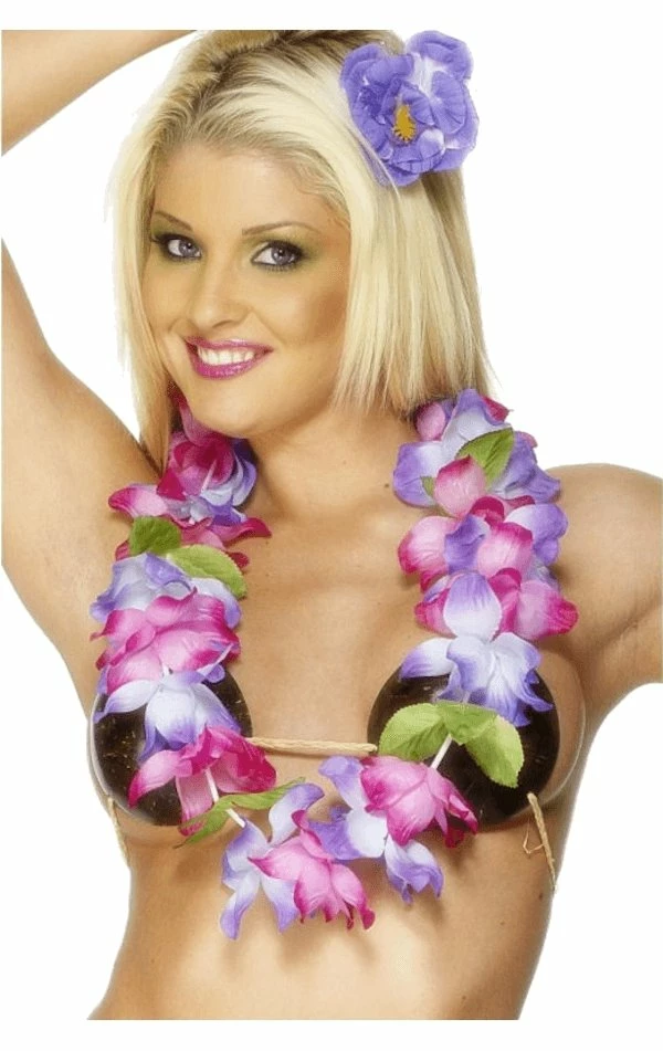 Smiffys Around The World Flower Leis Garland Accessory