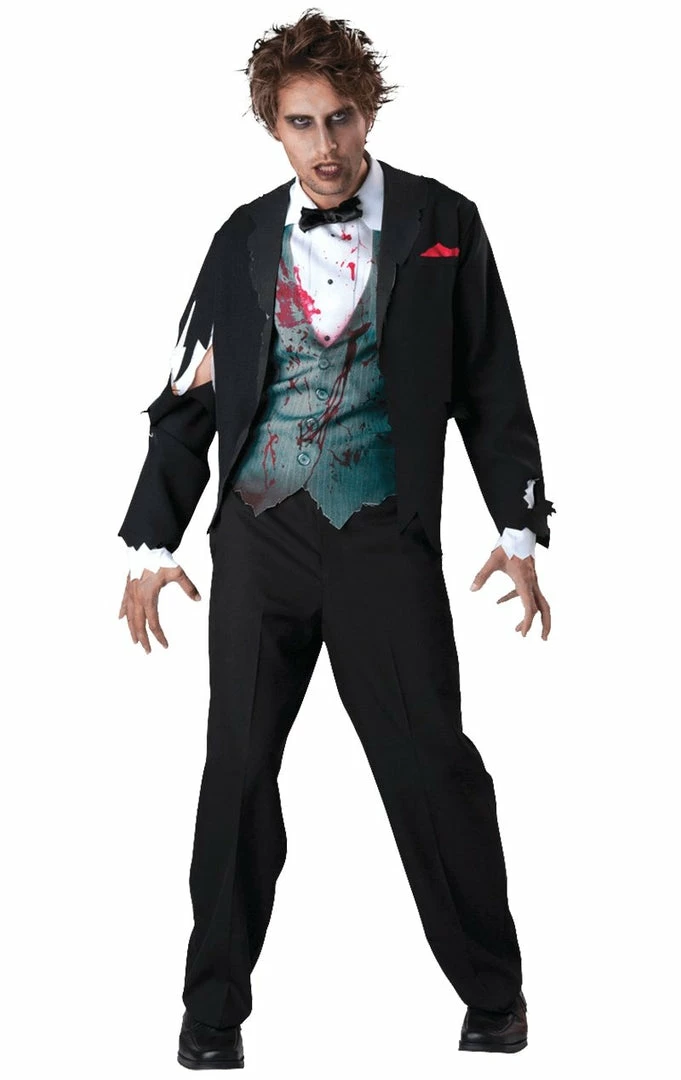 InCharacter Costumes Mens Gruesome Halloween Groom Costume Wedding