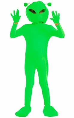 Generic Aliens Kids Green Alien Costume