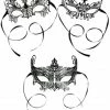 Generic Masquerade Ball Lace Black Mask