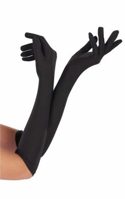 Generic Long Black Gloves 1920's