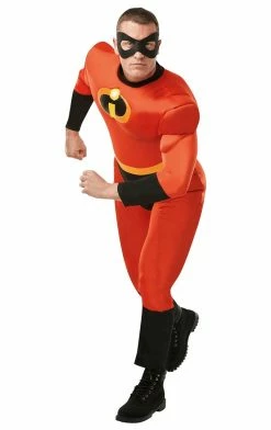 Rubies Mens Deluxe Mr Incredible Costume Cartoons