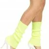Generic Neon Yellow Leg Warmers 1980's