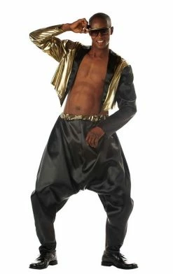 California Costumes Mens Old School Rapper Costume Music & Pop/Rock Stars