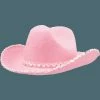 Bristol Novelty American / USA Pink Cowboy Hat