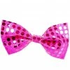 Bristol Novelty Circus Pink Sequin Bow Tie