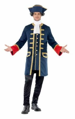 Smiffys Mens Pirate Commander Costume