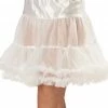 California Costumes Ruffled White Pettiskirt 1950's