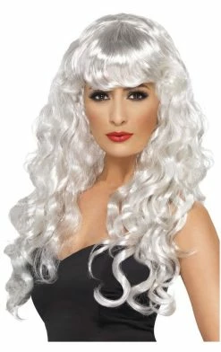 Smiffys Siren White Wig Mermaids