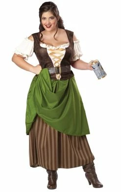 California Costumes Tavern Maiden Plus Size Costume Around The World
