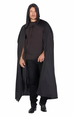 Generic Unisex Black Hooded Cape Game Of Thrones