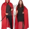 Generic Unisex Red Hooded Cape Fairytales